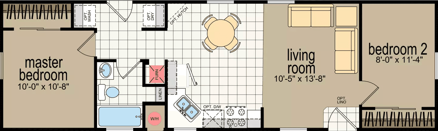 Cm-6482b floor plan home features