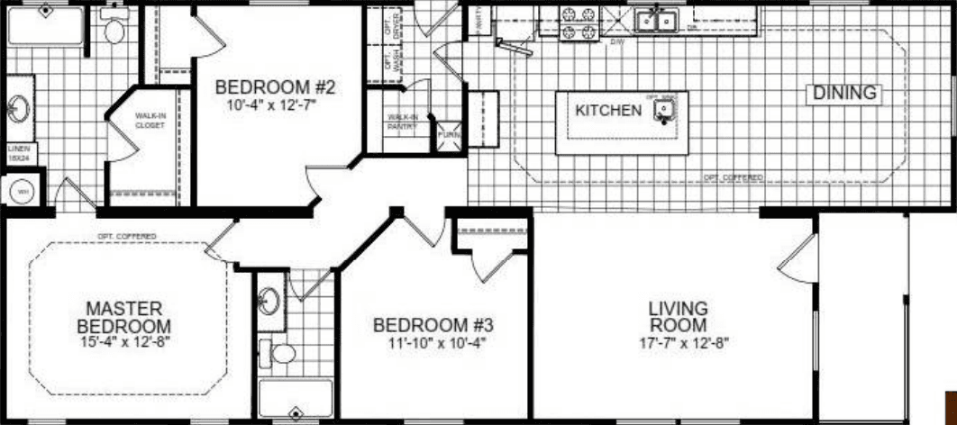 Cm-4603d floor plan home features